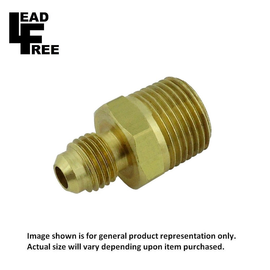 Amazing Lead-Free Brass 3/8in MFL to 1/2in MPT Adapter