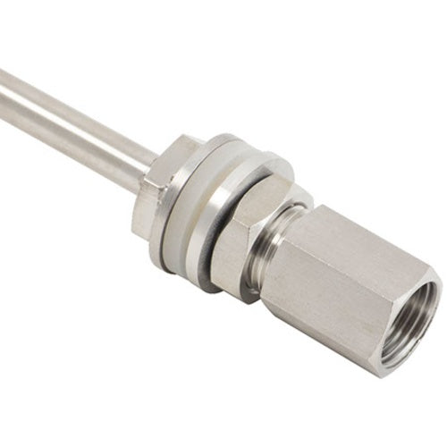 KegLand KL01908 1/2 Inch BSP 304 Stainless Solid Thread Weldless Thermowell - Precise Temperature Measuring Solution