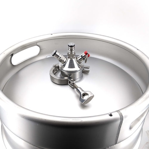 KegLand KL10610: Revolutionary 2-Inch Tri-Clamp Ball Lock Adapter Tapping Head for Sanke Kegs