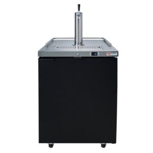 Pro-Line™ (1) 1/2 Kegerator – 25 - Black Vinyl