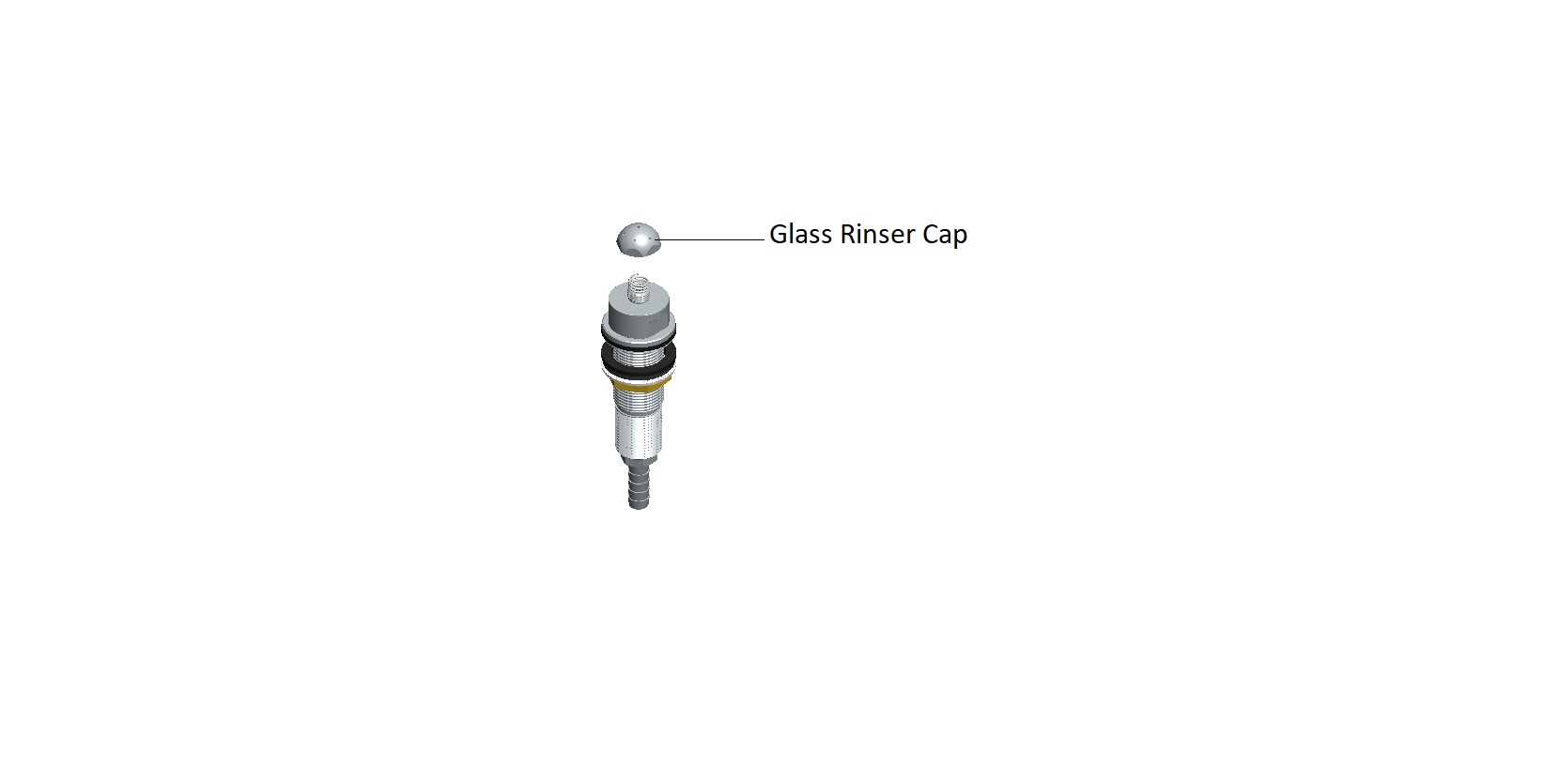 Amazing Sprayer Nut for Krome Glass Rinsers - Upgrade Your Rinsing!