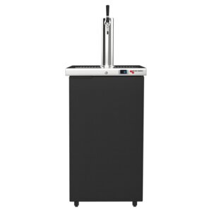 Pro-Line™ Slim17-FlexiDraft™ Kegerator: The Ultimate 1-Faucet, 2 Keg Solution in Black Vinyl