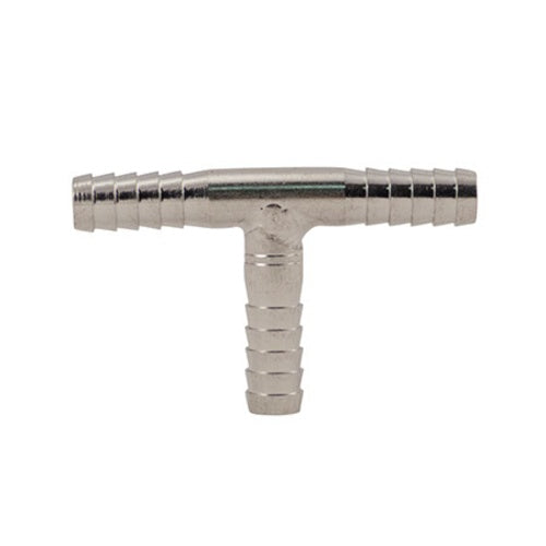 Amazing 1/4 in Barbed Stainless Steel Tee