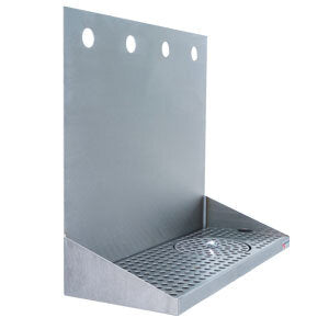 Amazing 16-Foot Wall-Mounted Set: 4 Faucets with Rinser