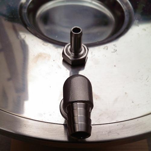 Ss Brewtech Blow Off Barb - The Perfect 1/2 in Elbow for Your Ss BrewTech Fermenter Lids! BO-AFL-001
