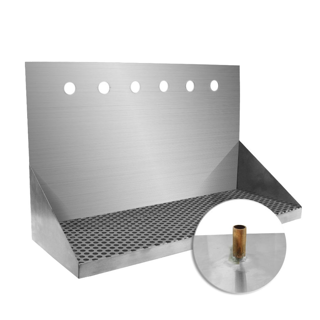 W-M Drain with Tube: 6-Faucet, 12.5inB x 8inW x 22inL - A Must-Have!