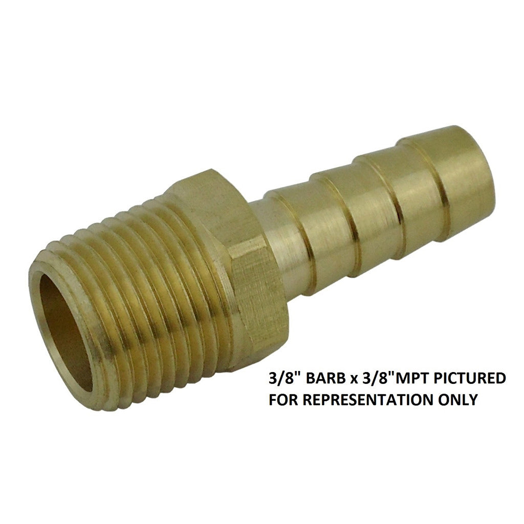 Premium 3/4inB X 3/4inMpt Brass Hose Stem - Upgrade Your Hose System Now!