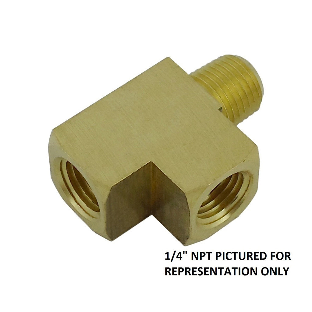 Exciting 3/8in FPT X 3/8in MPT X 3/8in FPT Street-Tee Brass Fittings