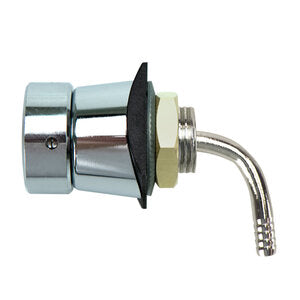 Chrome Plated Brass Beer Elbow Shank - 1-7/8L with 3/16 Bore