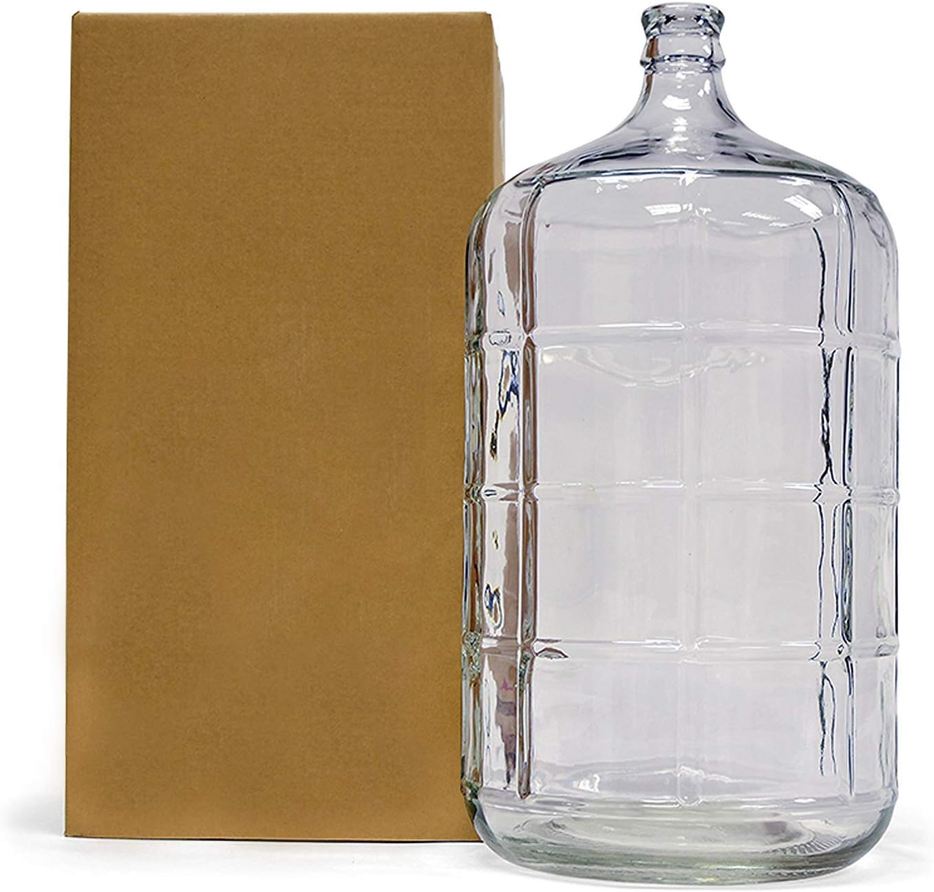 6.5 Gallon Premium Glass Carboy - Ideal for Homebrew & Stylish Water Storage