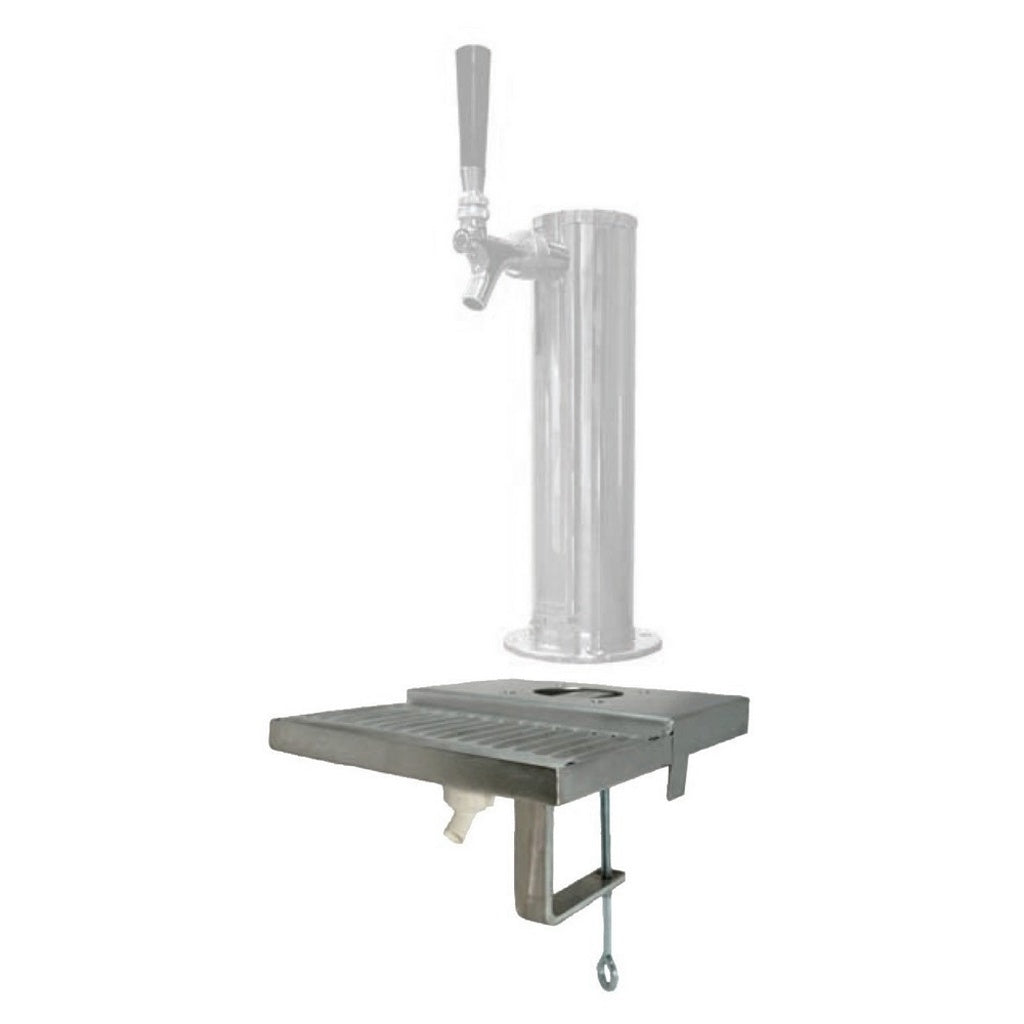 Awesome Clamp-On Stainless Steel Drain for 3-inch Diameter Columns