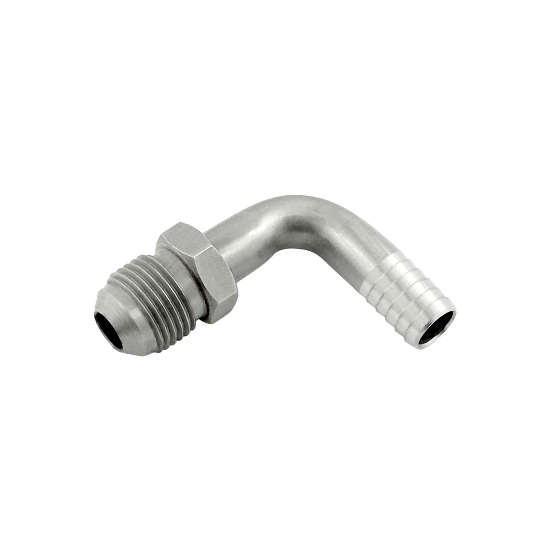 Fantastic 90° Stainless Steel Adapter: 3/8inB to 3/8inMfl
