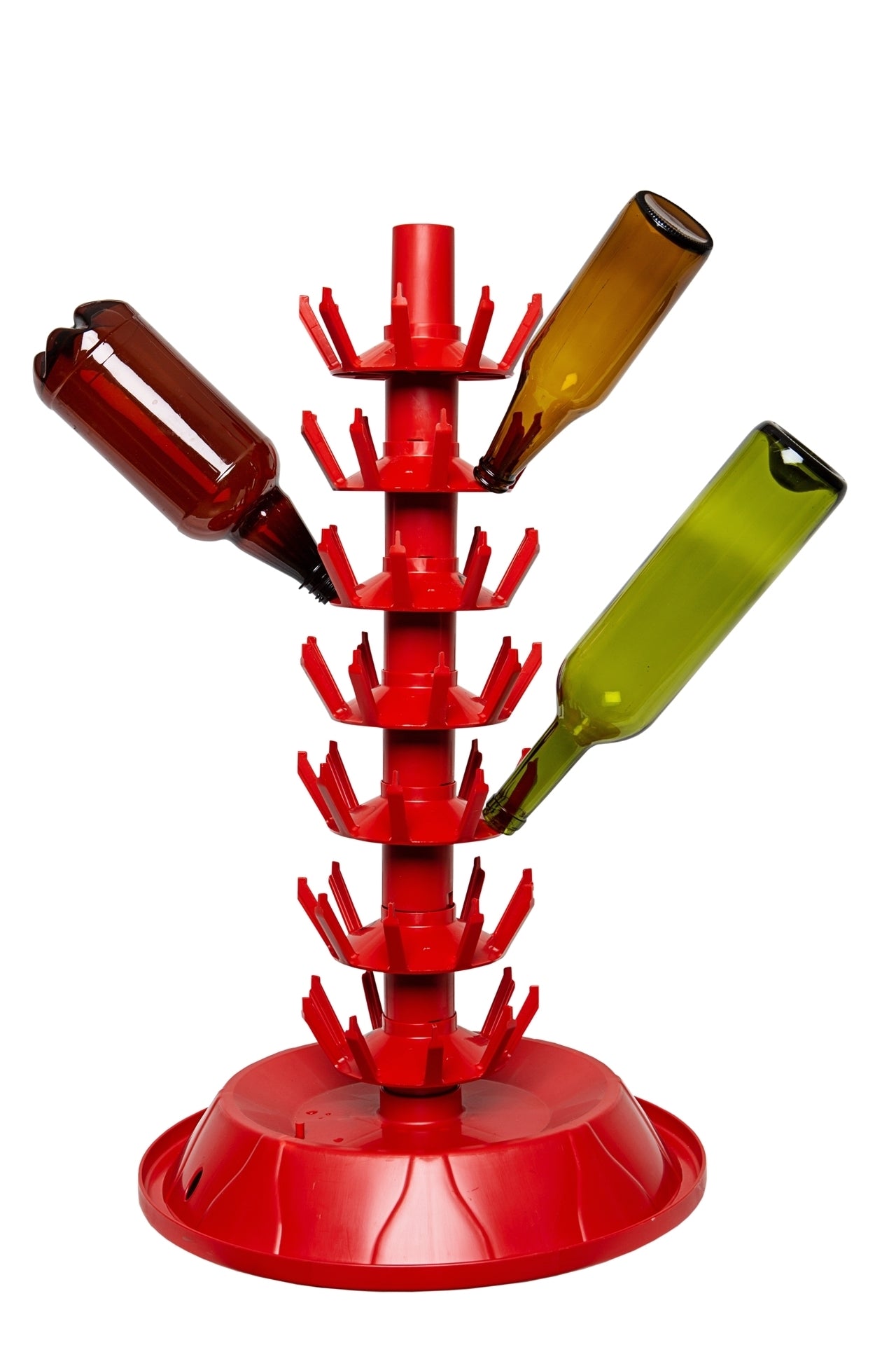 45-Seat Rotating Bottle Tower Tree: The Ultimate Sanitizing and Draining Solution