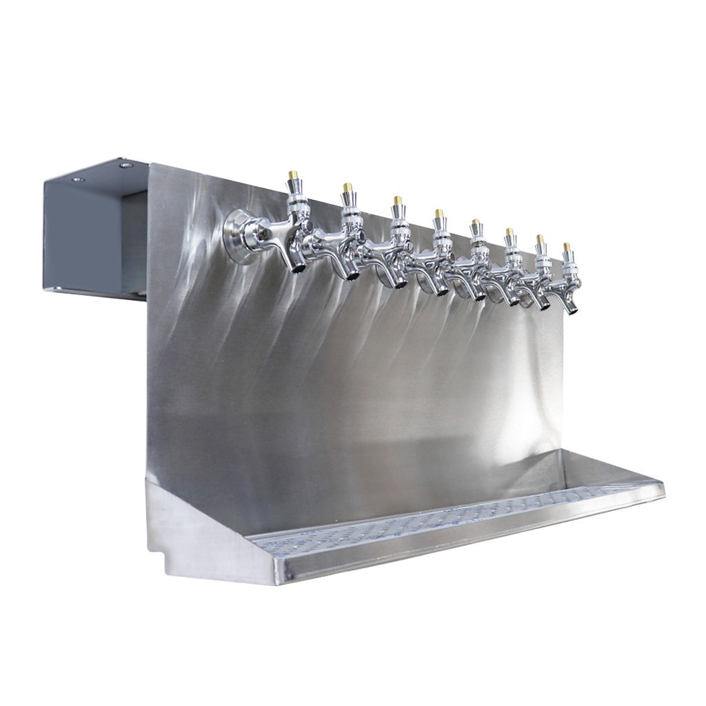 Gorgeous 8-Faucet Under Bar Air Dispenser in Chrome Stainless Steel