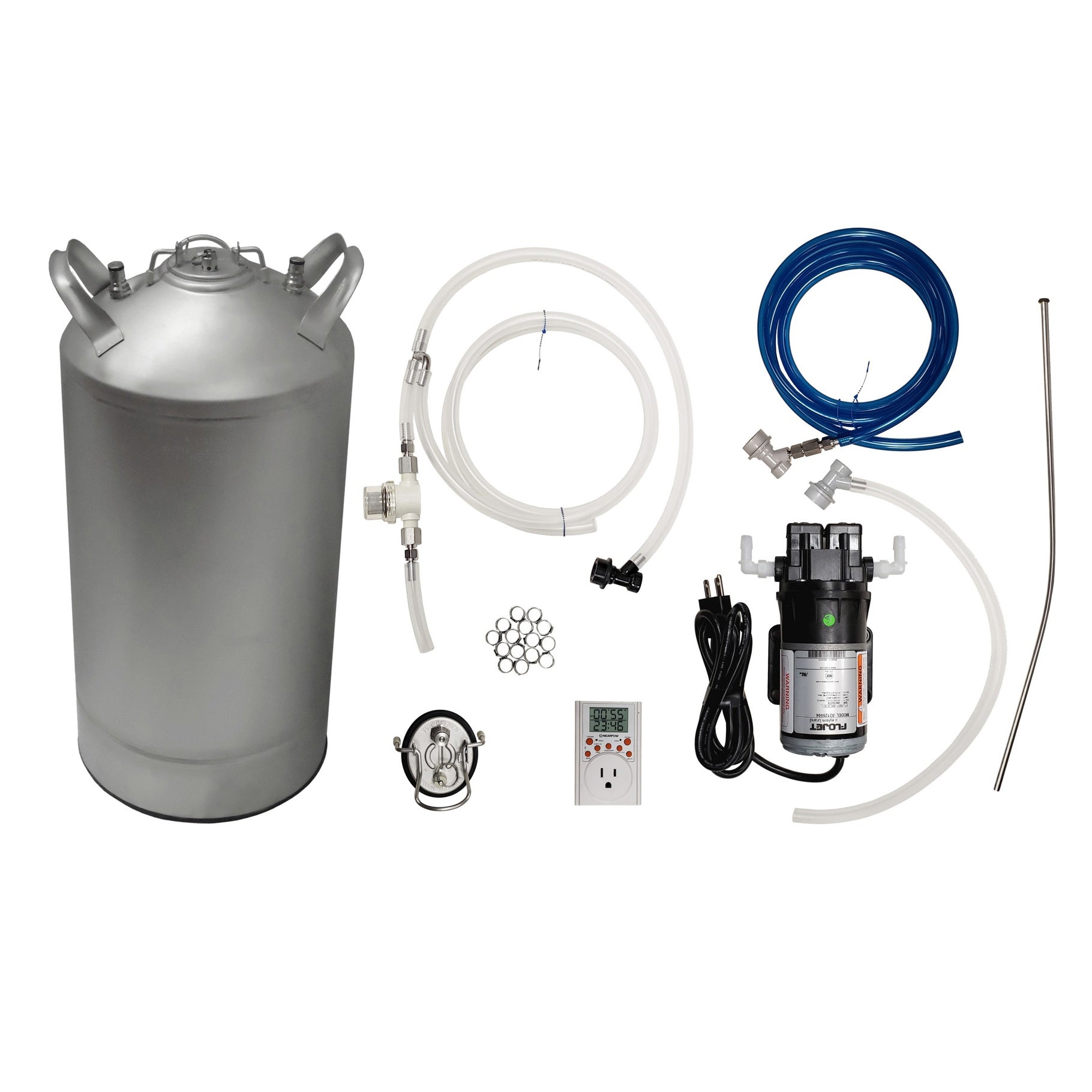 Foxx Premium 10-Gallon Cocktail Dispenser Kit - Elevate Your Mixology!