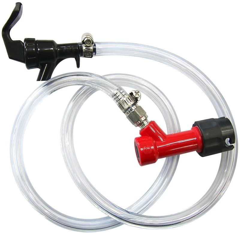Get Your Home Brewing on Point with This 3/16 inch Pin Lock Beer Line Assembly & Picnic Tap, 5ft Beer Line Included!