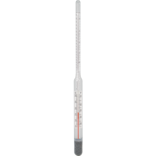 Deluxe Beer & Wine Hydrometer with Built - in Thermometer and Correction Scale