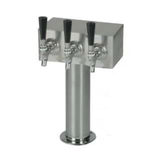 T Tower 3-Fct 3in-Dia - Air - Premium 304 Stainless Steel Tower