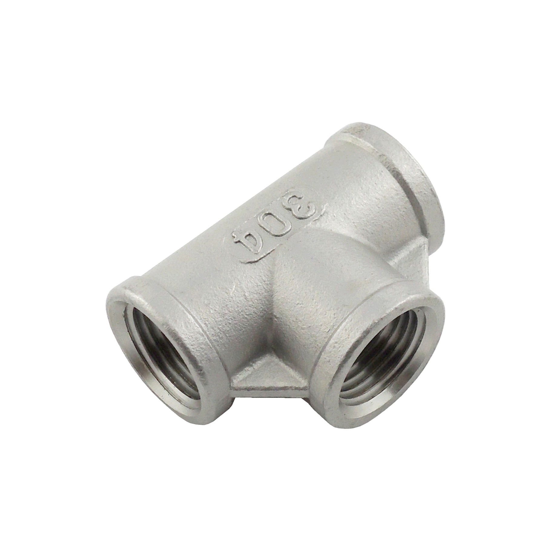Amazing 3/8in FPT Tee - All 304 Stainless Steel