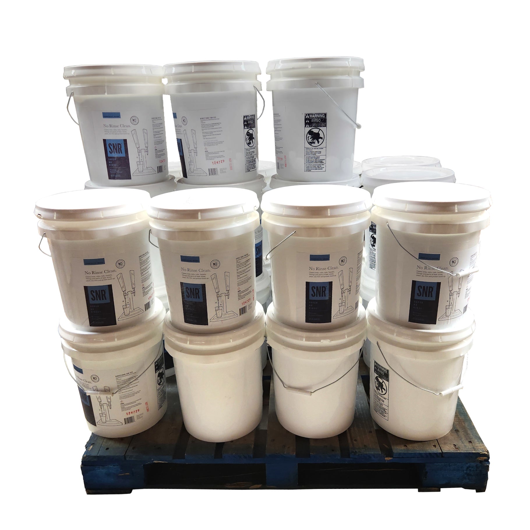 SNR Powder Line Cleaner - 40 Lb Pail, 27 - Pail Pallet Set: Bulk Cleaning Solution!