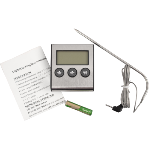Premium Digital Oven Thermometer for Brewing & Cooking