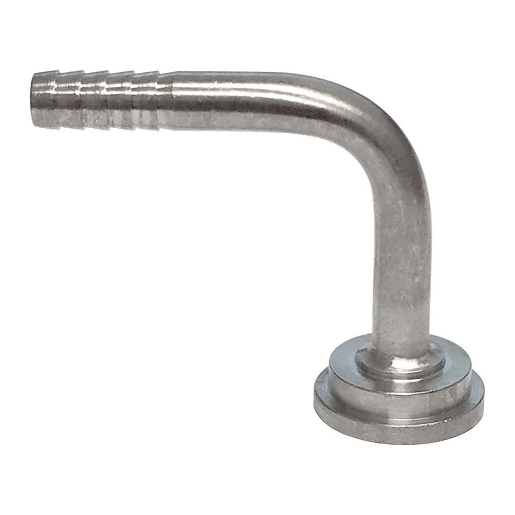 Stunning 90° Tailpiece in 3/16in B 304 Stainless Steel
