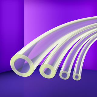 EJ Beverage Heat-Resistant Food-Grade Kflex Kynar Lined Tubing - 1/4 ID x 3/8 OD, 100' Roll