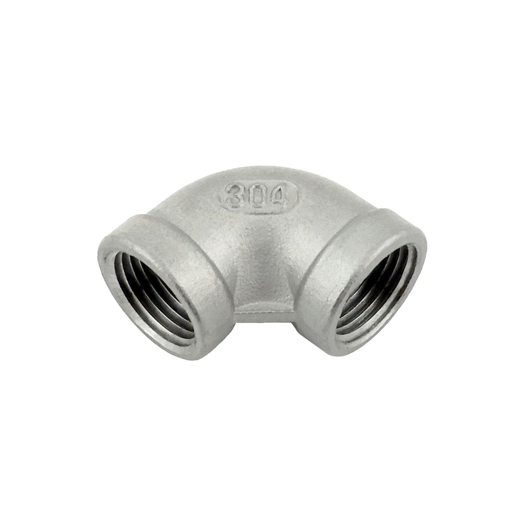 Amazing 304 Stainless Steel 1/2in FPT 90° Elbow - Upgrade Your Piping Now!