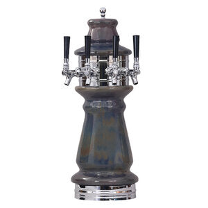Vienna Ceramic Four Tap Beer Tower – Glycol Cooled – Potter's Coffee: The Ultimate Beer Dispensing Solution!