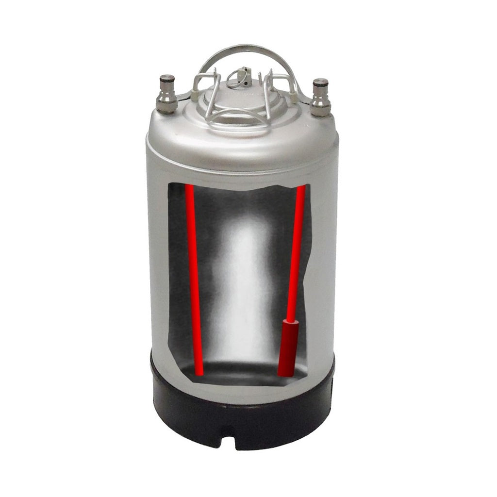 3-Gallon Motorless Carbonating Tank with Strap Handle