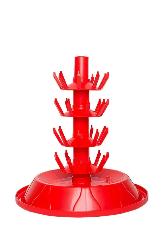 45-Seat Rotating Bottle Tower Tree: The Ultimate Sanitizing and Draining Solution