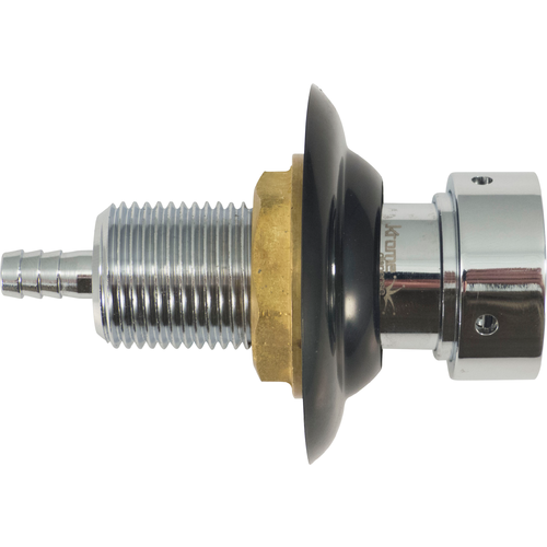 2.5-Inch Long Draft Beer Faucet Shank Assembly with 3/16-Inch Barb - Ideal for Home Bars