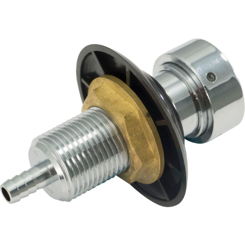2.5-Inch Long Draft Beer Faucet Shank Assembly with 3/16-Inch Barb - Ideal for Home Bars