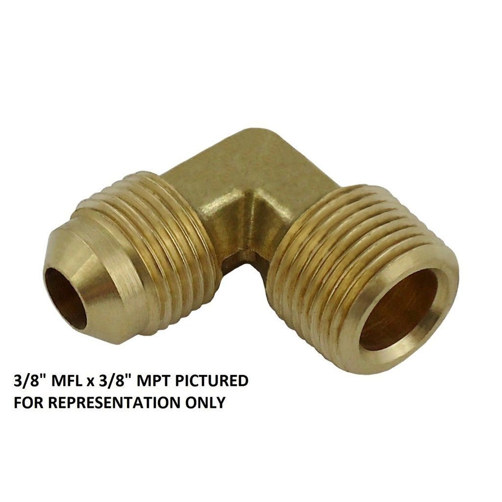 Stunning 1/2' MFL x 1/2' MPT Brass 90 Elbow - Grab Yours Now!