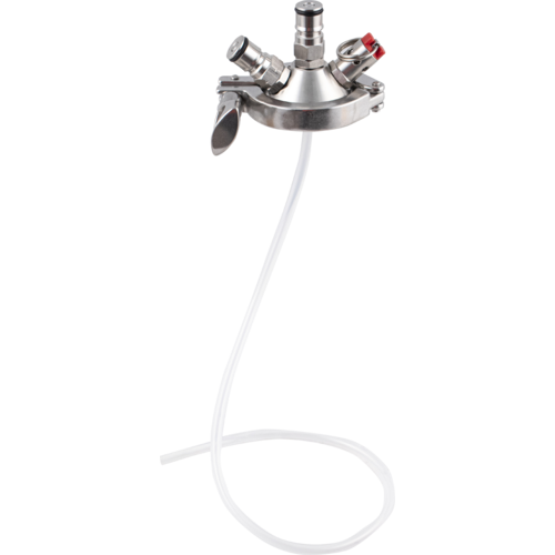 KegLand KL10610: Revolutionary 2-Inch Tri-Clamp Ball Lock Adapter Tapping Head for Sanke Kegs