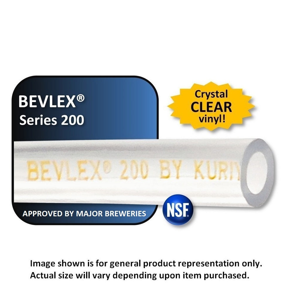 100-Foot Klearon PVC Tubing #K010 - 5/16 ID x 7/16 OD, Crystal-Clear for Effortless Beverage Dispensing