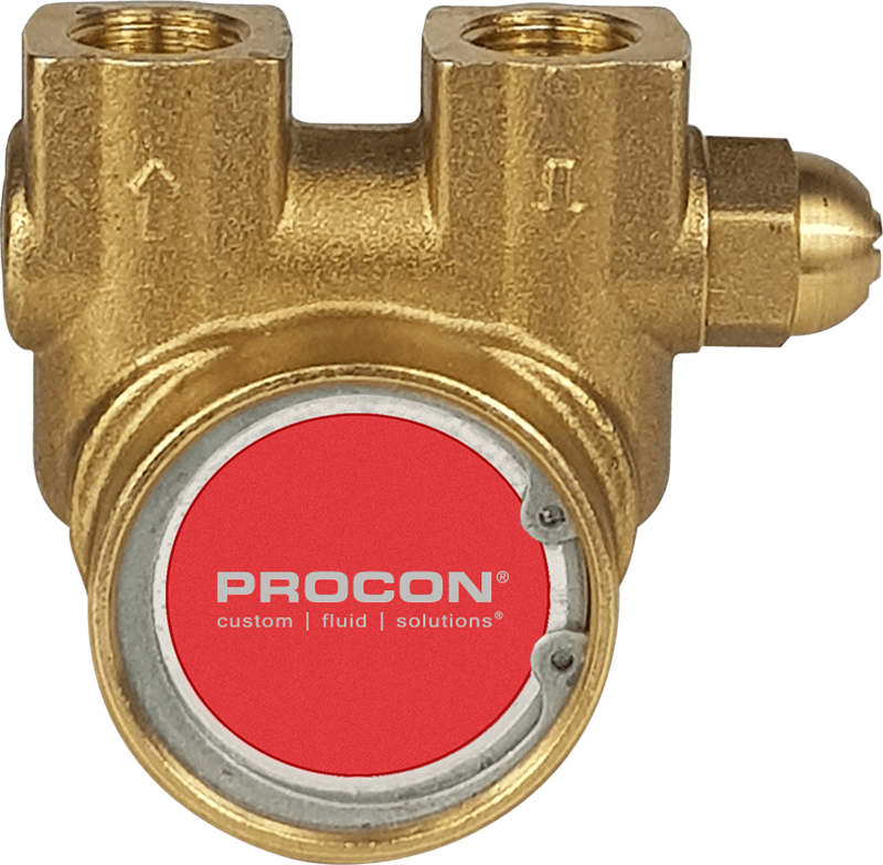Procon® Series 2 112A060F11DB - The Ultimate Relief Series Rotary Vane Fluid Pump! 60GPH (180LPH), EPDM/Nitrile, Balanced - External adjust