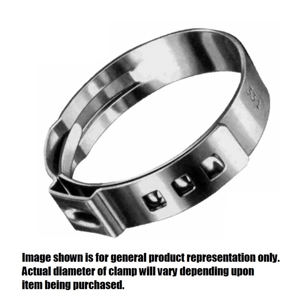 Oetiker Stepless Stainless Steel Clamp - Size 9.5 (Range: 0.307 - 0.374)