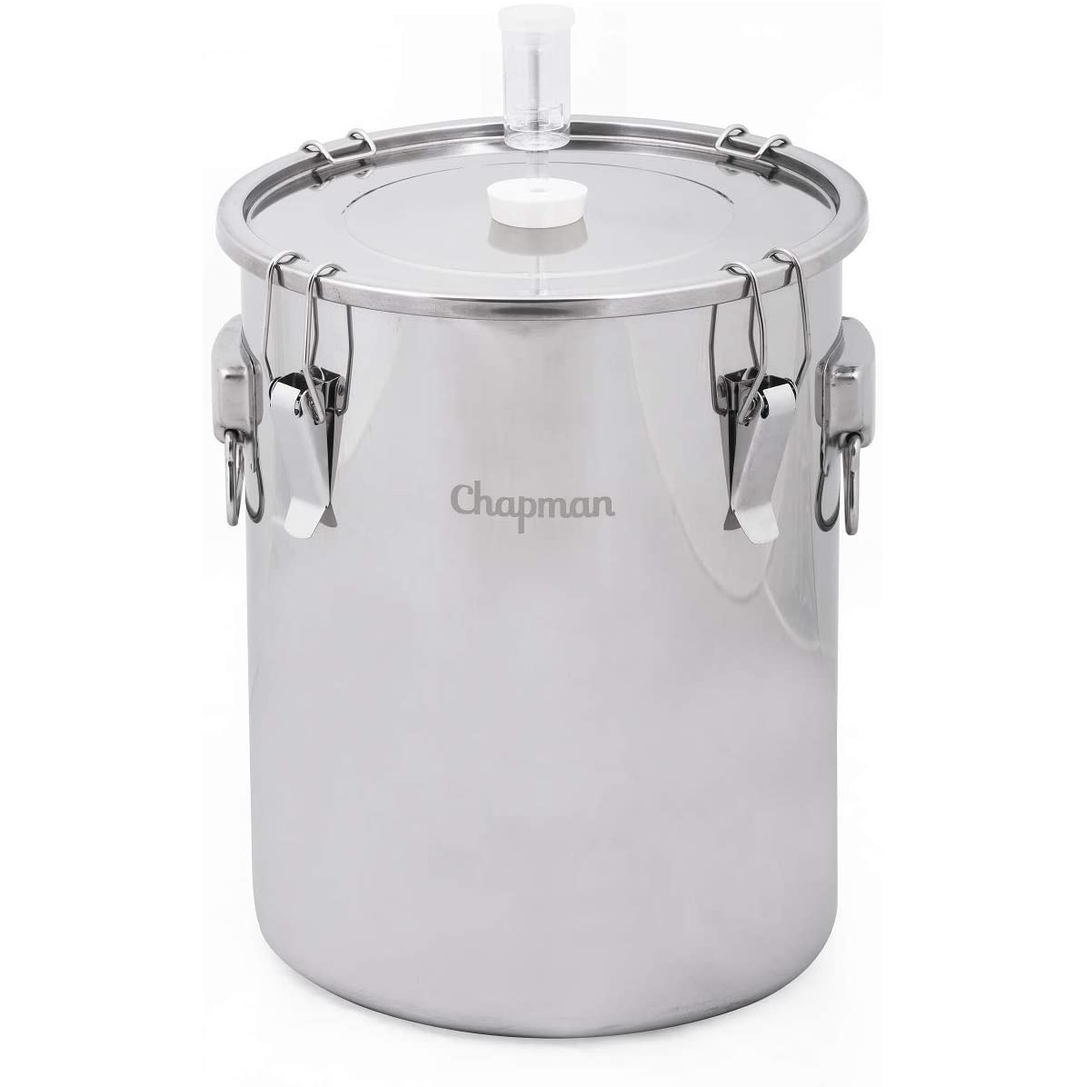 7-Gallon Stainless Steel Univessel: Dual-Purpose Fermenter and Brewing Kettle with Airlock and Stopper - ST07NP