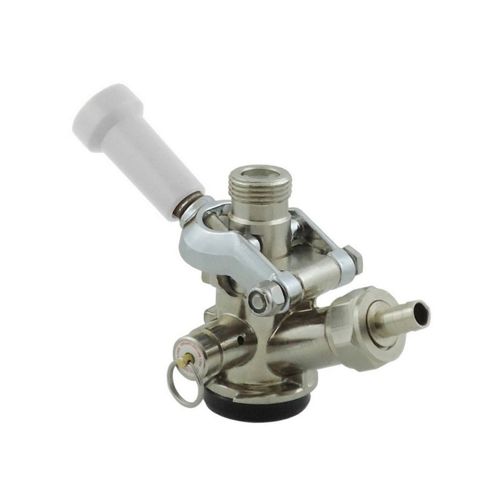 ABECO American Sanke Keg Coupler with White Lever - Reliable Draft Solution