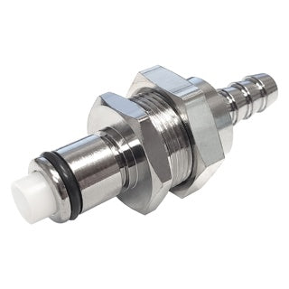 Amazing Male Panel-Mount Quick Disc 1/4inB with Shutoff Lock