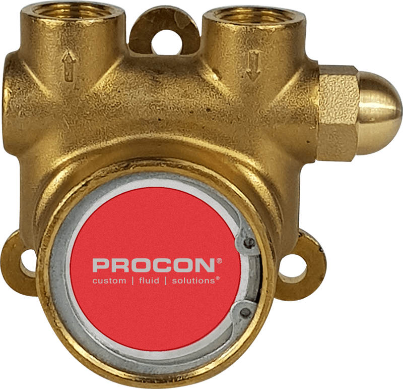 Procon® 102E100F11BA Series 2 Rotary Vane Fluid Pump - 100GPH (300LPH), Ideal for Medium to High - Volume! 