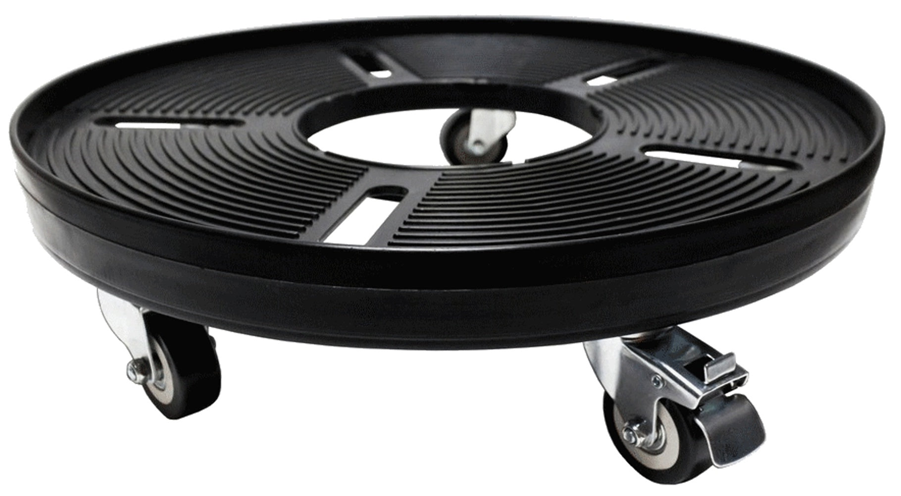 Large 16-inch Diameter Black Stackable Keg Dolly - Get Yours Now!