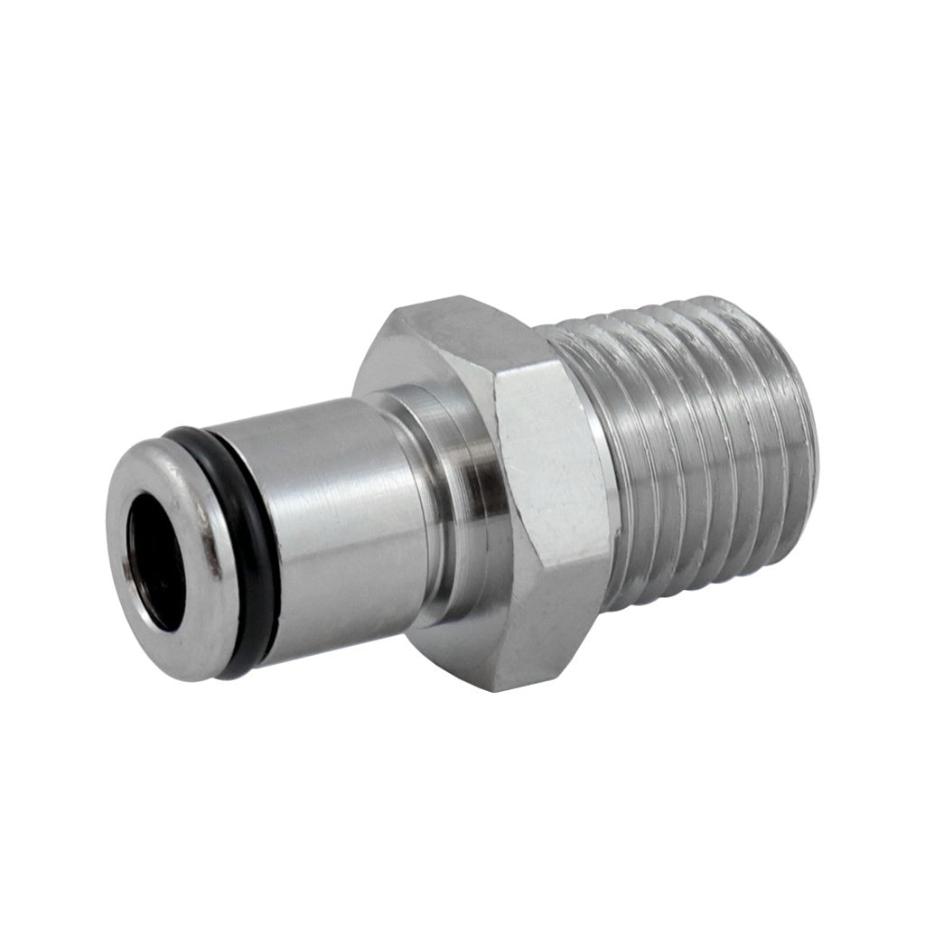 Male Quick Disc 1/4in MPT No Shutoff LC - Ideal for Quick Connects
