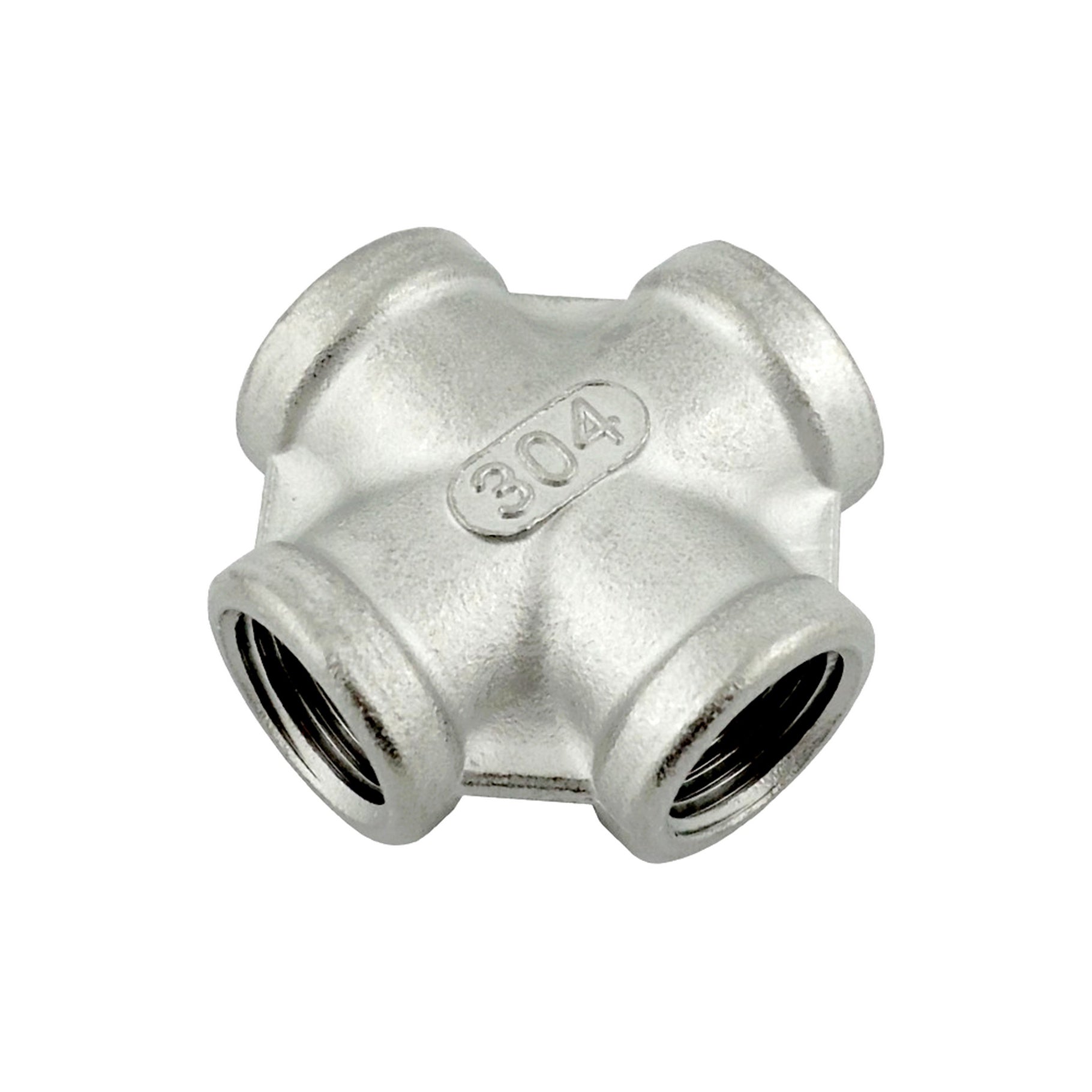 Premium 304 Stainless Steel Cross 3/8in FPT - All