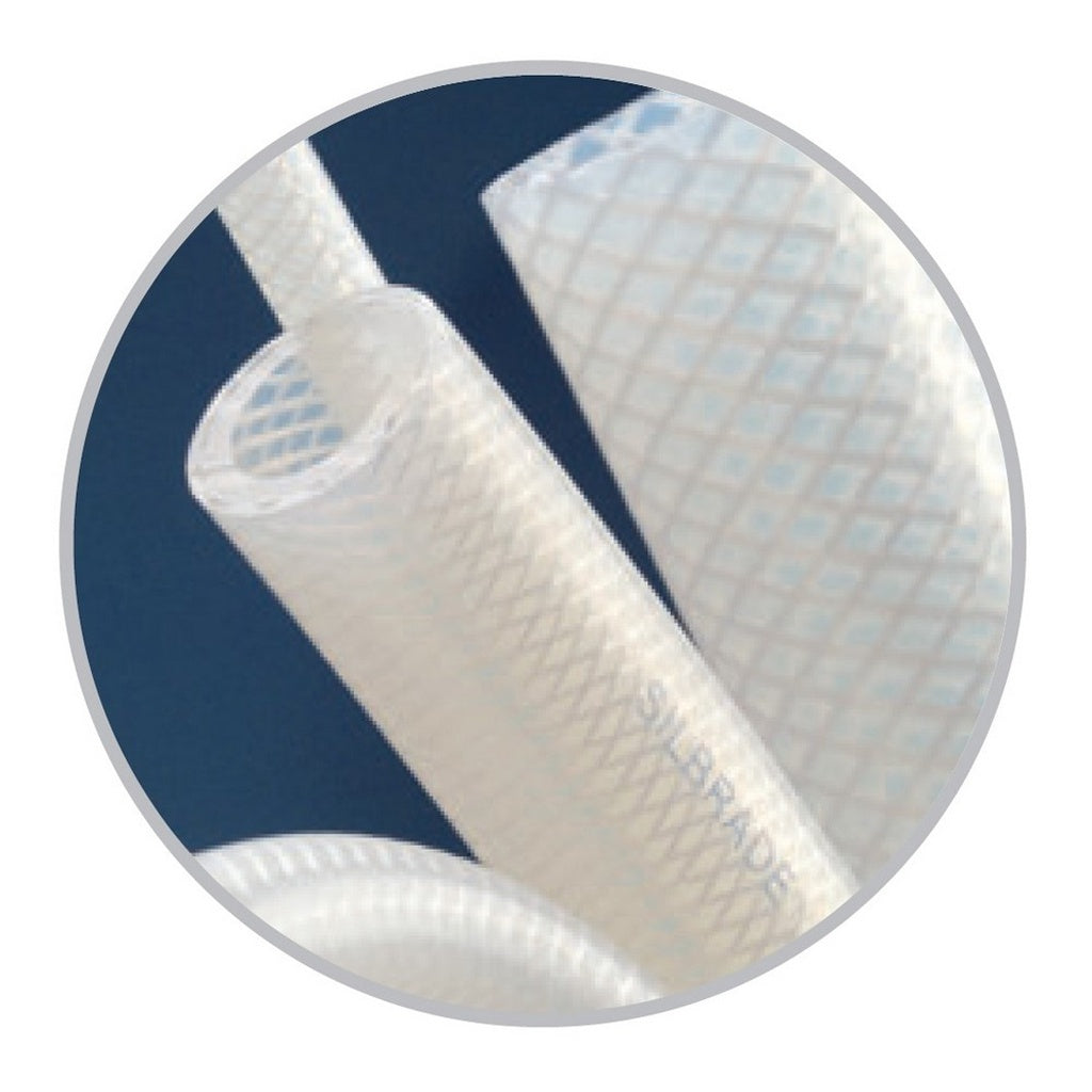 Silbrade Silicone Tube - 3/8in ID x 21/32in OD Translucent Wonder