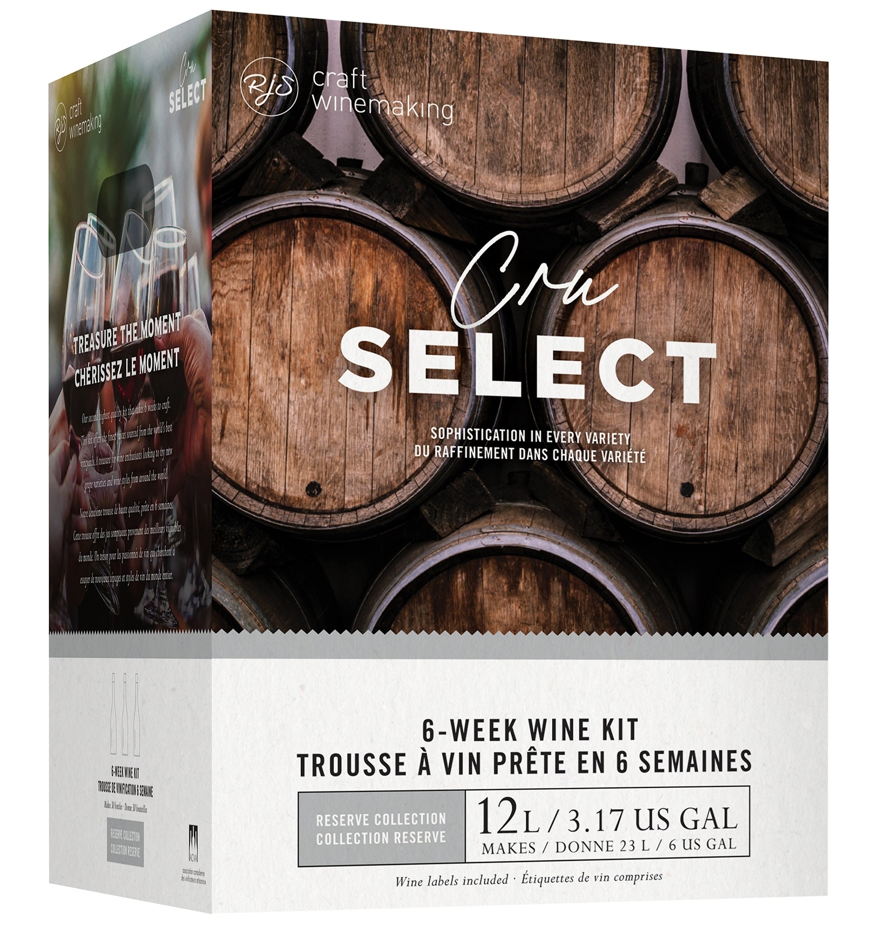 6 Gal. Cru Select Chilean Malbec Home Winemaking Kit - RJS Craft: Unleash Your Inner Winemaker!