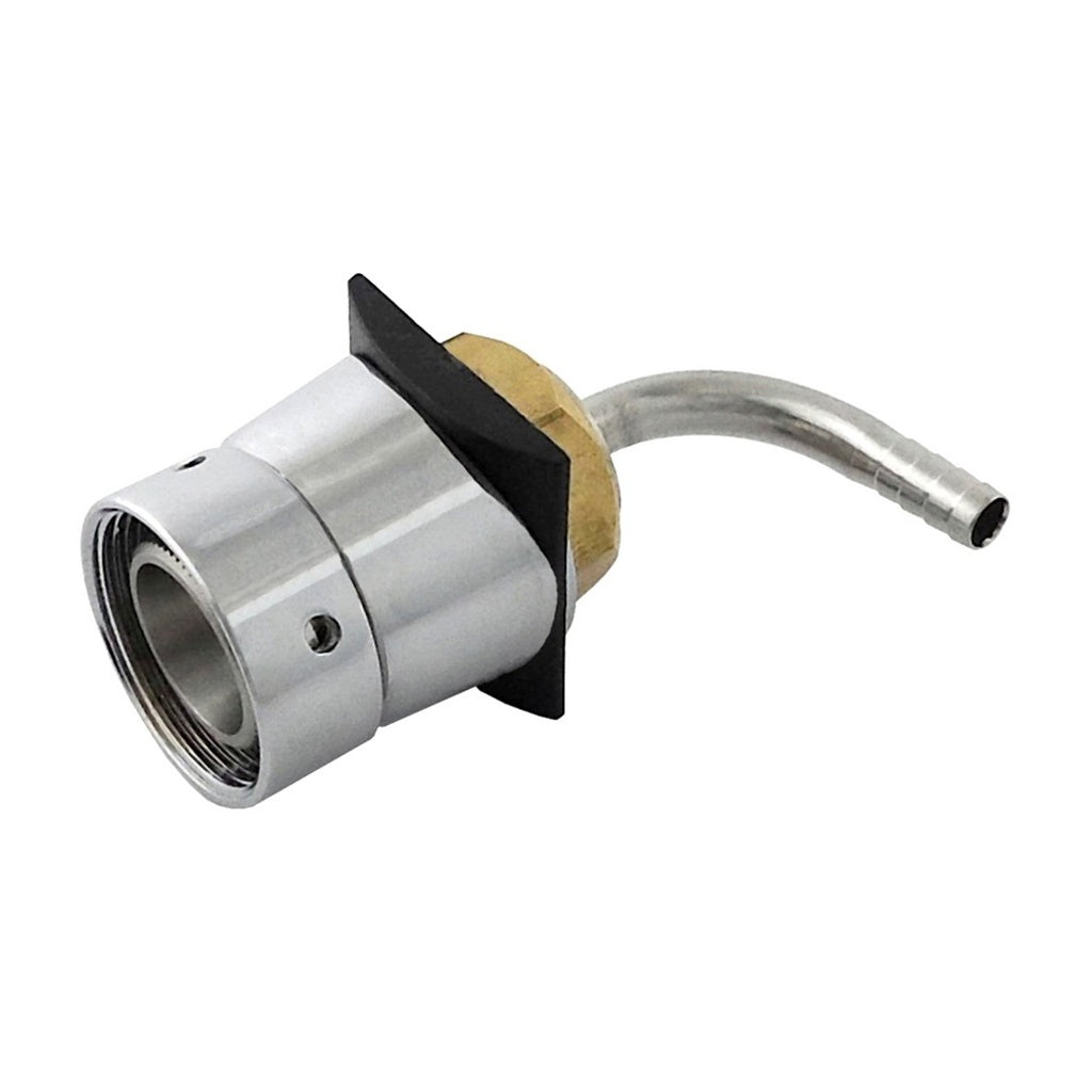304 S/S 90-Degree Column Shank: 1/4in Bore, 5/16in Barb - A Must-Have!